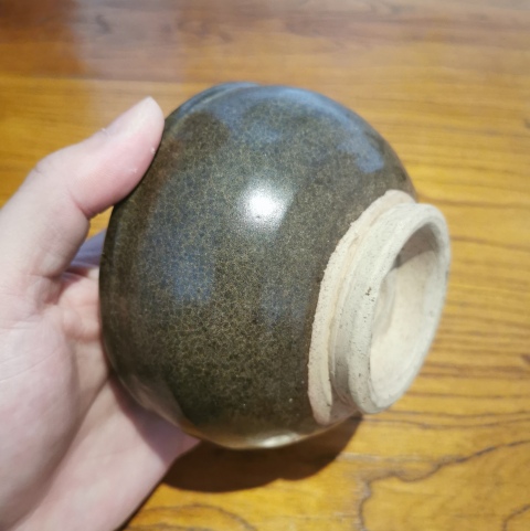 古玩陶瓷金元茶葉末釉深腹缽式盞拍賣，當前價格5000元