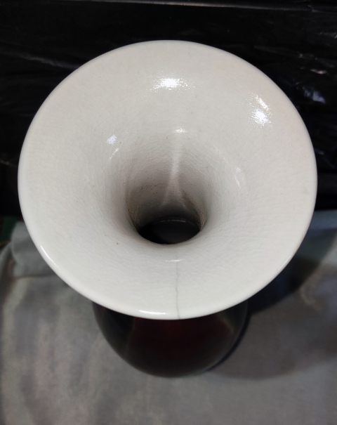 古玩陶瓷三陽開泰品種玉壺春瓶拍賣,當前價格398元