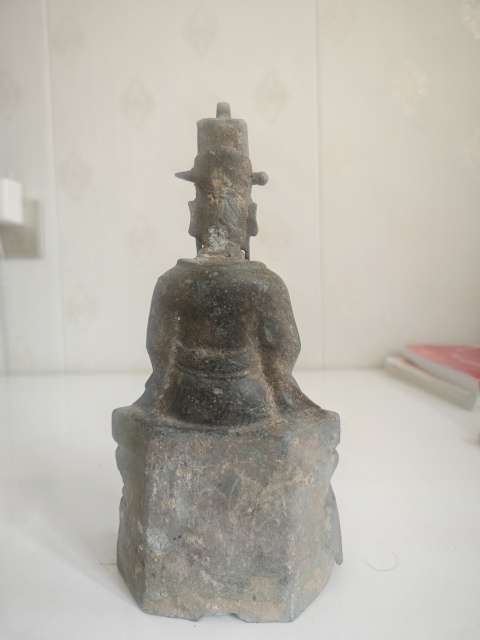 古玩銅器描金文官銅像拍賣,當(dāng)前價(jià)格33333元