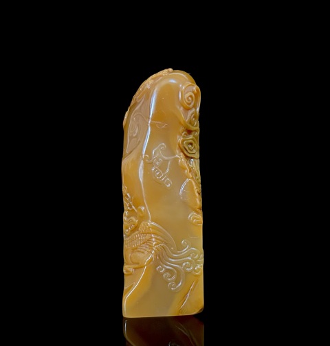 古玩雜項(xiàng)極品老撾田黃石拍賣(mài),當(dāng)前價(jià)格9999元