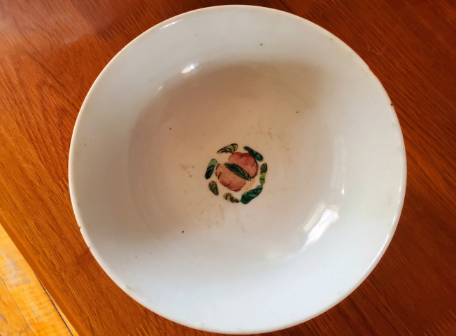 古玩陶瓷晚清粉彩十二花神細路碗拍賣,當前價格1200元