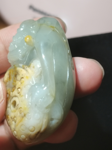 古玩玉器和田籽料玉雕“瑞獸”拍賣，當前價格389元