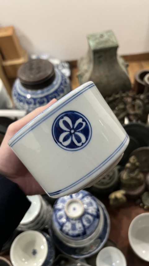 古玩陶瓷民國青花香爐拍賣,當前價格300元