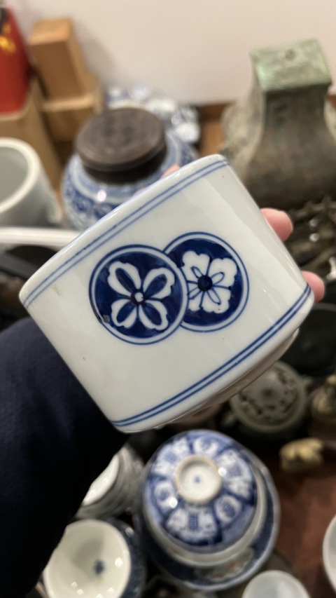 古玩陶瓷民國青花香爐拍賣,當前價格300元