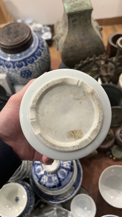 古玩陶瓷民國青花香爐拍賣,當前價格300元
