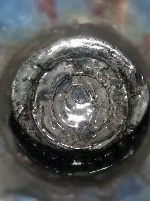 古玩陶瓷建國瓷廠鈞紅窯變釉荸薺瓶拍賣，當前價格35000元
