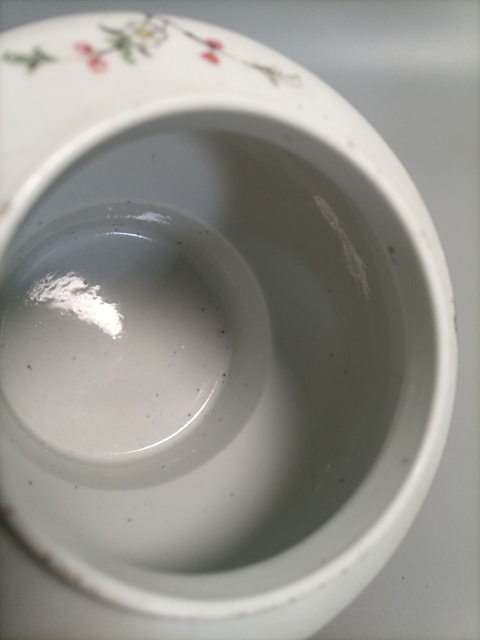 古玩陶瓷花鳥紋粉彩將軍罐拍賣,當前價格1000元