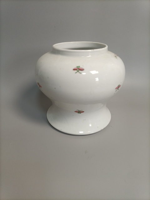 古玩陶瓷花鳥紋粉彩將軍罐拍賣,當前價格1000元