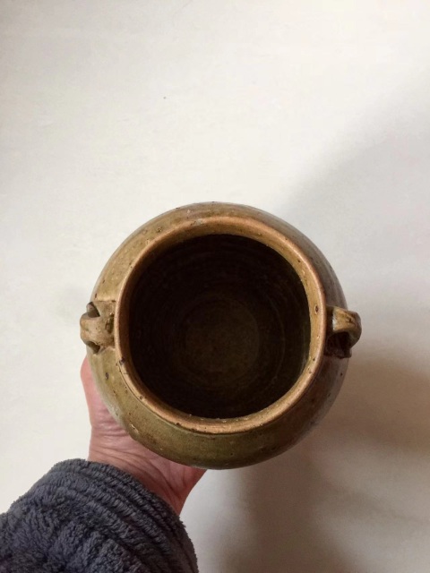 古玩陶瓷青釉雙耳罐拍賣,當前價格2600元