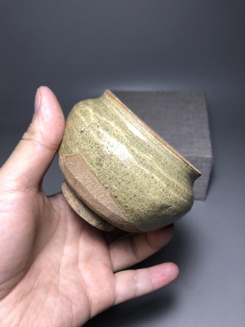 古玩陶瓷元代青釉茶葉蓋罐（保真卡）拍賣，當前價格2680元