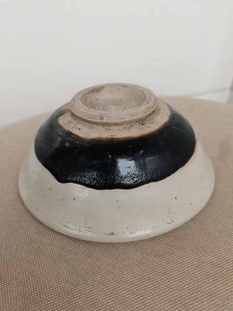 古玩陶瓷磁州窯雙色釉茶碗拍賣，當前價格0元