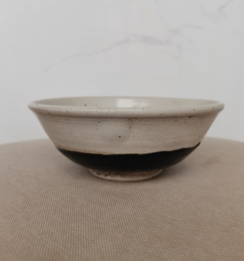 古玩陶瓷磁州窯雙色釉茶碗拍賣，當前價格0元