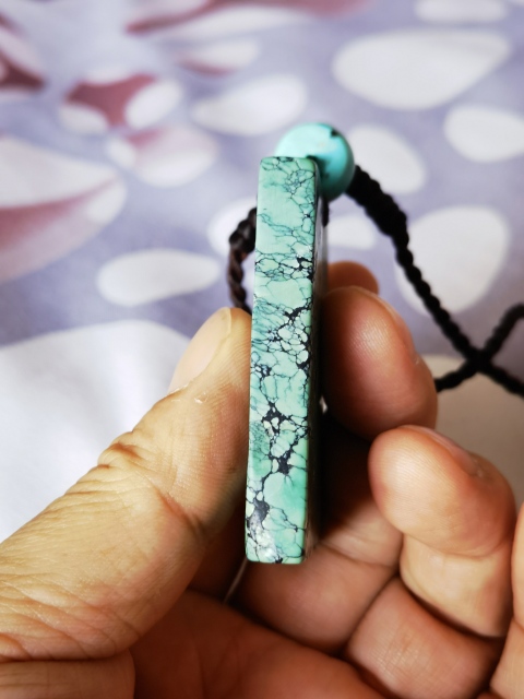 古玩玉器天然綠松石雕“平安無事牌”拍賣，當(dāng)前價(jià)格2000元