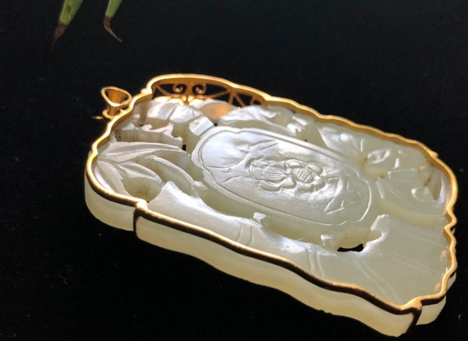 古玩玉器清中期和田玉籽料牌子拍賣,當(dāng)前價格22000元