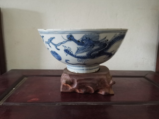古玩陶瓷青花碗拍賣，當前價格1000元
