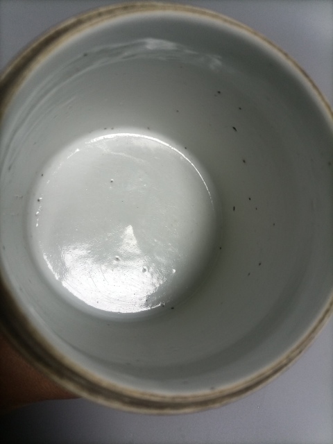 古玩陶瓷清中晚山水紋青花蓋缸拍賣，當前價格1600元