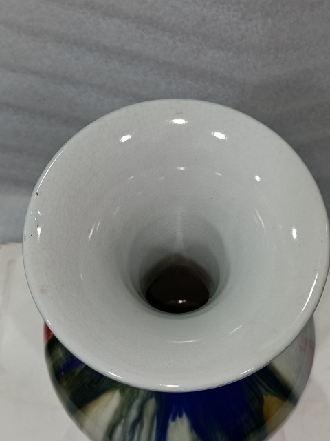 古玩陶瓷窯變釉賞瓶拍賣,當前價格780元