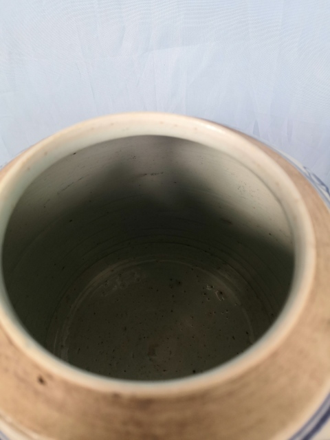 古玩陶瓷青花纏枝花喜字紋罐拍賣,當前價格300元