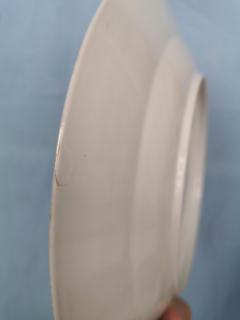 古玩陶瓷粉彩花卉紋折沿盤拍賣，當前價格268元