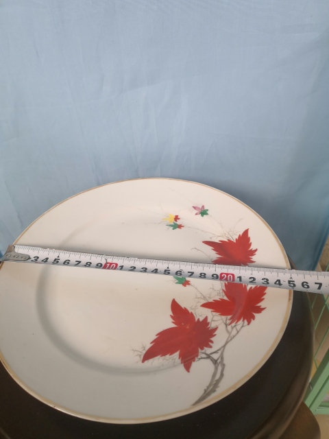 古玩陶瓷粉彩花卉紋折沿盤拍賣，當前價格268元