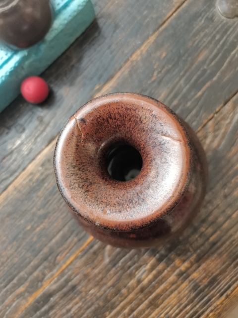古玩陶瓷元末明初玉壺春瓶窯變。兔豪鐵銹花窯變。拍賣,當(dāng)前價(jià)格1888元