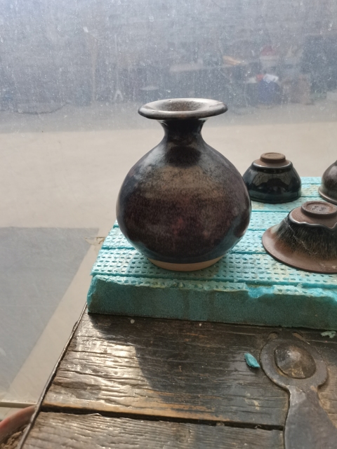 古玩陶瓷元末明初玉壺春瓶窯變。兔豪鐵銹花窯變。拍賣,當(dāng)前價(jià)格1888元