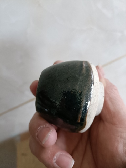 古玩陶瓷清代烏金釉雞心罐拍賣,當前價格299元