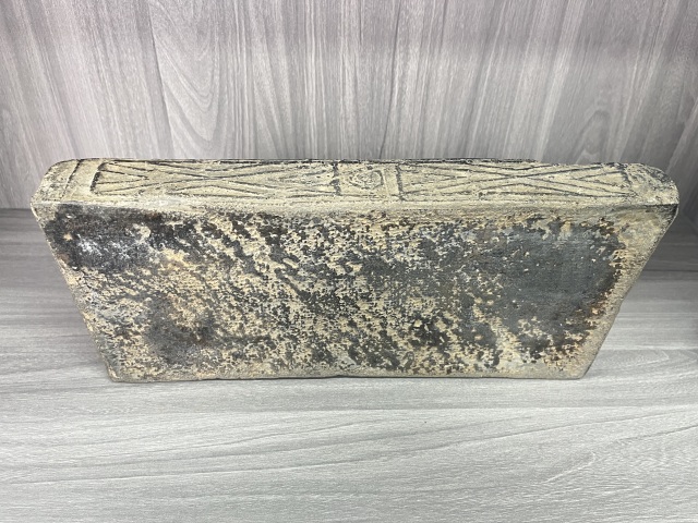 古玩雜項秦漢古磚改制白虎紋壺承拍賣，當前價格2500元
