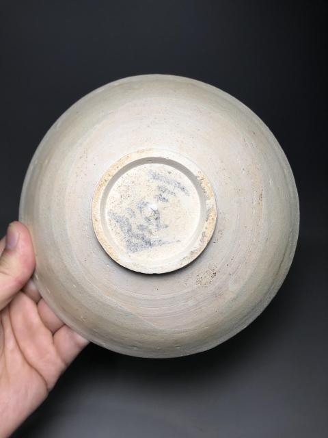 古玩陶瓷宋元青白釉云氣紋斗笠碗（已保真）拍賣，當前價格2680元