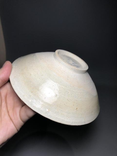 古玩陶瓷宋元青白釉云氣紋斗笠碗（已保真）拍賣，當前價格2680元