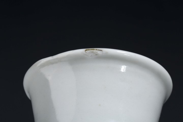 古玩陶瓷晚清·青花漁樵人物詩文蘿卜瓶真品鑒賞圖