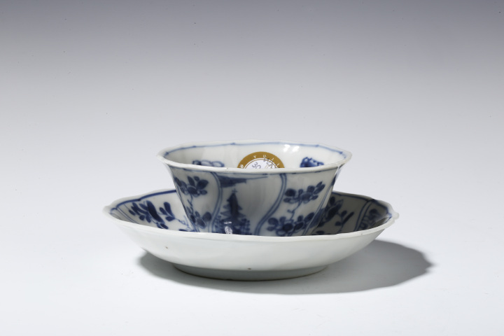 古玩陶瓷康熙·青花山水紋杯碟一套拍賣(mài),當(dāng)前價(jià)格474元
