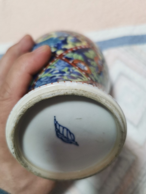 古玩陶瓷清康熙青花斗彩雞腿瓶(以實物鑒定)拍賣,當前價格25800元
