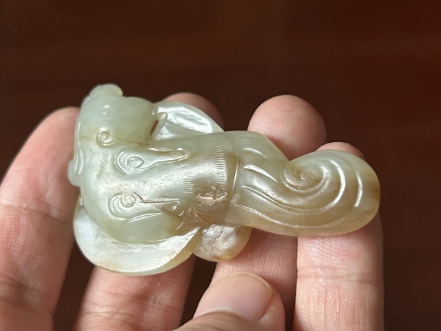 古玩玉器明代玉鳳鳥拍賣，當前價格28500元