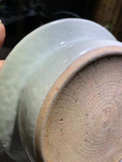古玩雜項乾隆·青釉青花堆白釉里紅盤龍紋折沿洗拍賣，當前價格75000元