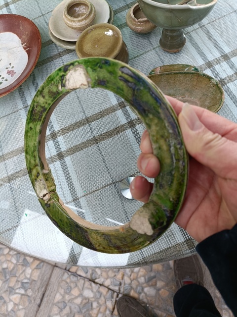 古玩陶瓷唐宋綠釉支圈拍賣(mài),當(dāng)前價(jià)格598元
