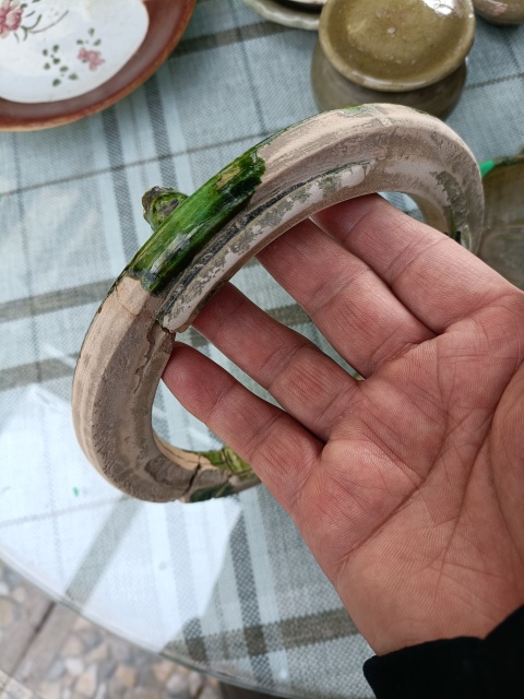 古玩陶瓷唐宋綠釉支圈拍賣(mài),當(dāng)前價(jià)格598元