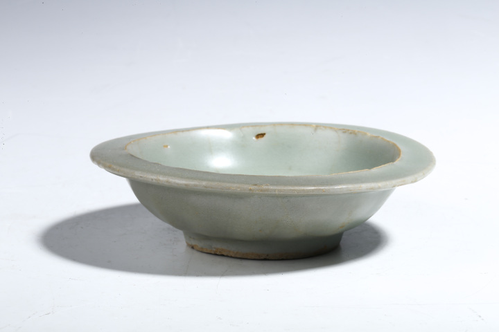 古玩陶瓷明早期·龍泉青釉雙魚洗拍賣,當前價格4600元