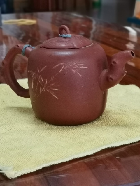 古玩雜項大紅袍木瓜紫砂壺【六至七十年代】拍賣,當前價格1200元