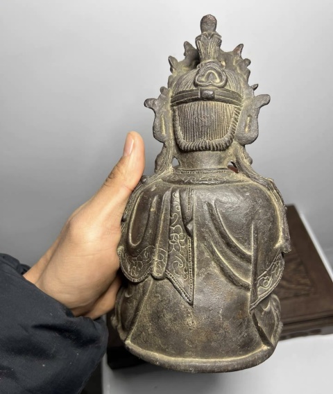 古玩雜項明代銅像文殊觀音拍賣，當前價格99999元