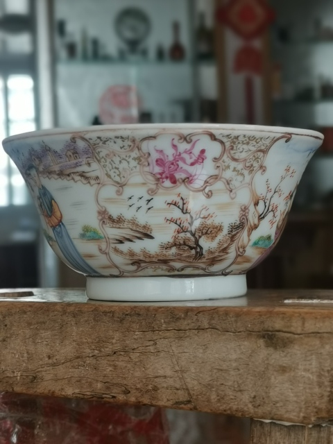 古玩陶瓷精品廣彩描金人物故事紋茶杯拍賣,當前價格2188元