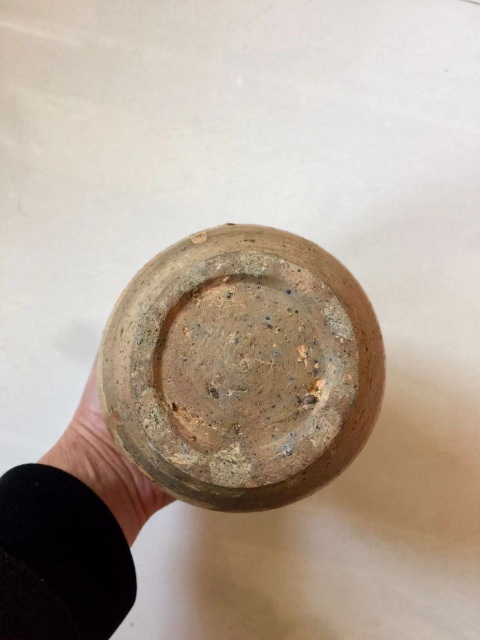 古玩陶瓷宣州窯青釉褐彩雙系罐拍賣,當前價格3600元