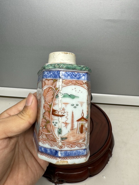 古玩陶瓷康熙·茶葉罐拍賣,當前價格2600元