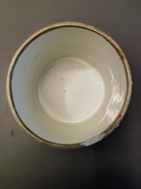 古玩陶瓷御窯廠畫師馬慶云大師淺絳彩二喬圖蓋缸拍賣，當(dāng)前價(jià)格1980元