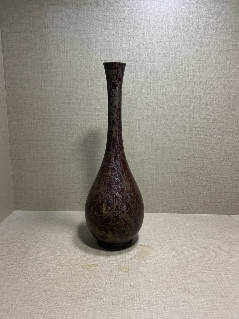 古玩雜項銅花插拍賣,當前價格500元