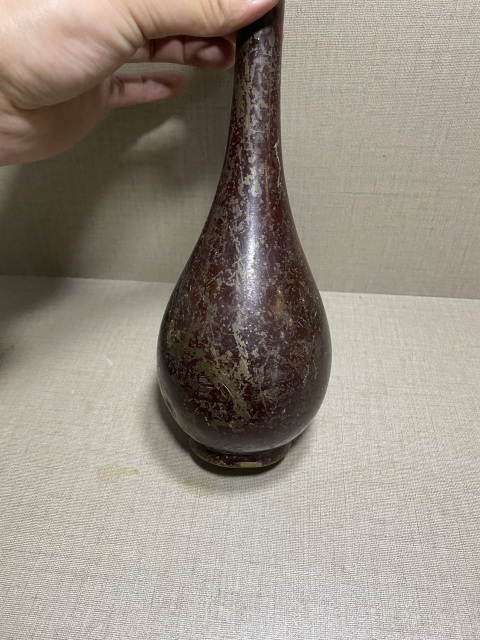古玩雜項銅花插拍賣,當前價格500元