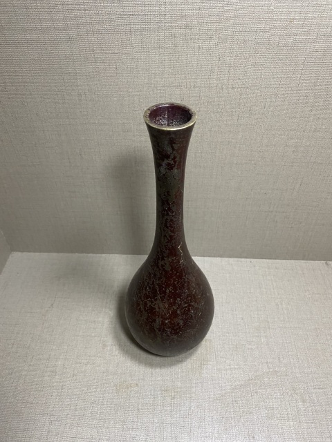 古玩雜項銅花插拍賣,當前價格500元
