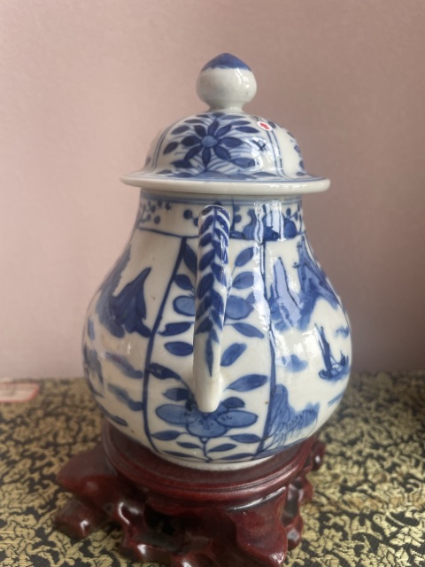 古玩陶瓷青花雙耳壺拍賣，當前價格6000元