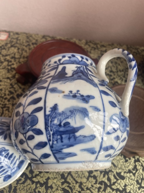 古玩陶瓷青花雙耳壺拍賣，當前價格6000元