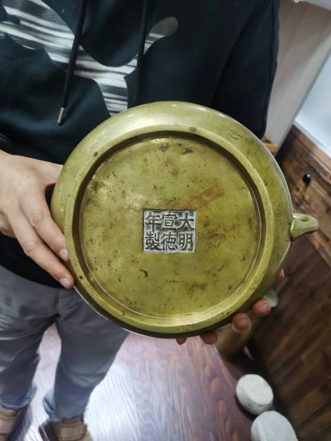 古玩銅器銅爐拍賣,當前價格39000元